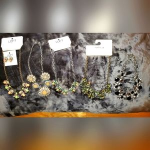 Large lot of statement necklaces.